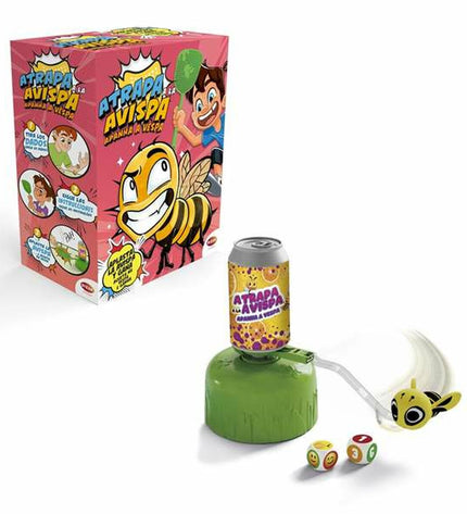 Bizak atrap a la avispa board game with colorful game pieces and vibrant packaging, designed for fun and strategic play.