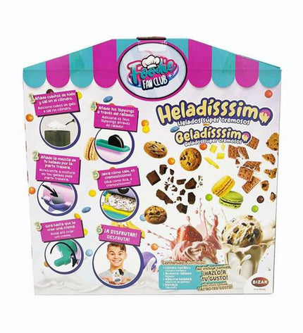 Bizak Heladississimo board game with colorful game pieces and packaging, part of Bizak's speelgoed en games collection.