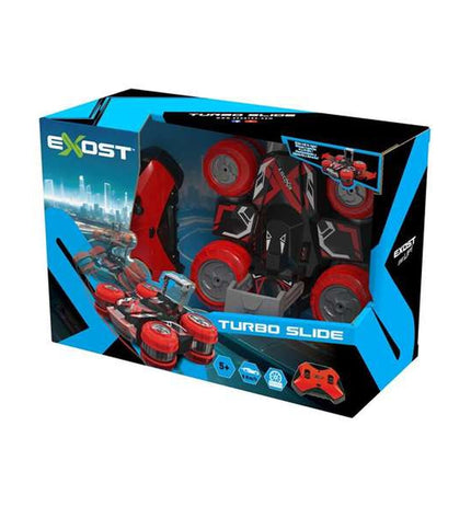 Remote-controlled police car toy by Bizak, featuring realistic police vehicle details and vibrant colors for imaginative play.