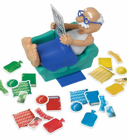 Bizak Aguanta Las Cosquillas game toy, colorful game pieces and game board for kids' fun and laughter.