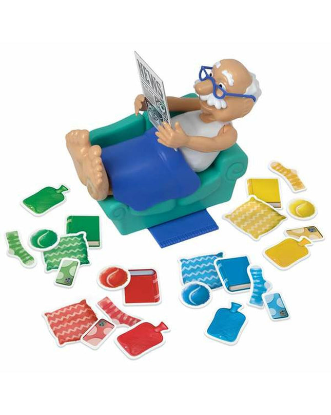 Bizak Aguanta Las Cosquillas game toy, colorful game pieces and game board for kids' fun and laughter.