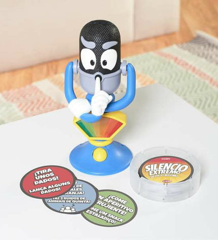 Bizak Silencio Extremo toy game with colorful game pieces and cards, designed for fun and strategic play.