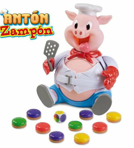 Bizak bordspel with colorful game pieces and box, suitable for family fun and entertainment.