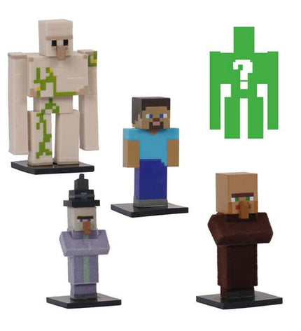 Minecraft Toppeez actiefiguur, speelgoed en game-pop, gedetailleerd en kleurrijk, gebaseerd op populaire Minecraft personage.