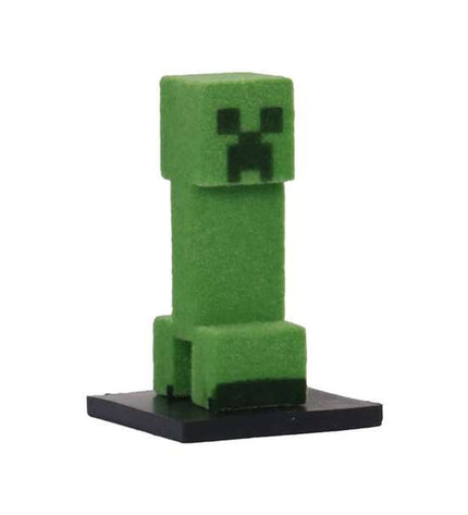 Minecraft Toppeez actiefiguur toy, detailed plush poppen from the Minecraft brand, featuring a pixelated character design.