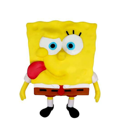 Spongebob Monsterflex action figure from the toy and games collection, featuring a detailed Spongebob character in colorful pose.