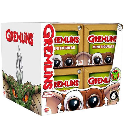 Gremlins action figures from the Gremlins toy line, detailed plastic pop figures with distinctive features and colorful costumes.