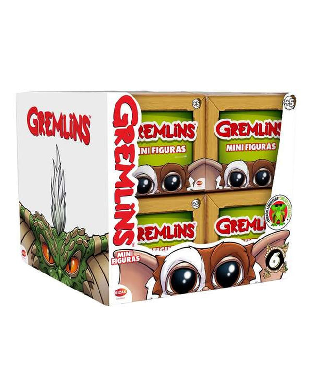 Gremlins action figures from the Gremlins toy line, detailed plastic pop figures with distinctive features and colorful costumes.