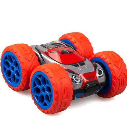 Bizak Exost 360 Cross MX remote control police car toy with detailed design and colorful graphics, suitable for children.