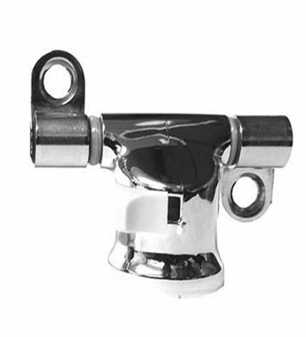 Pair of Roca Dama Senso toilet hinges, black finish, designed for Roca Giralda bathroom toilet, two pieces shown.
