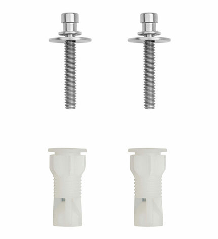 Roca ai0002500r toilet mounting kit with brackets and screws for bathroom installation, shown in the image.