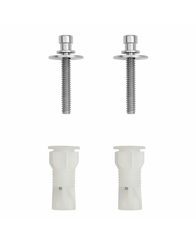 Roca ai0002500r toilet mounting kit with brackets and screws for bathroom installation, shown in the image.