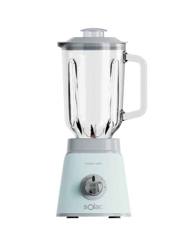 Solac BA5734 handheld mixer with stainless steel beaters, compact design, and control buttons for kitchen use.