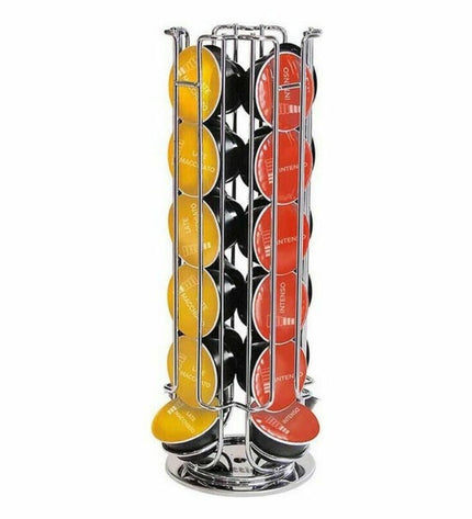 Quttin 24 coffee capsule holder set, 14x33 cm, six pieces, kitchen storage for coffee capsules, house and kitchen accessory