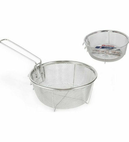 Quttin 107464 foldable deep fryer for home cooking, compact size 23x9 cm, small electric kitchen appliance.