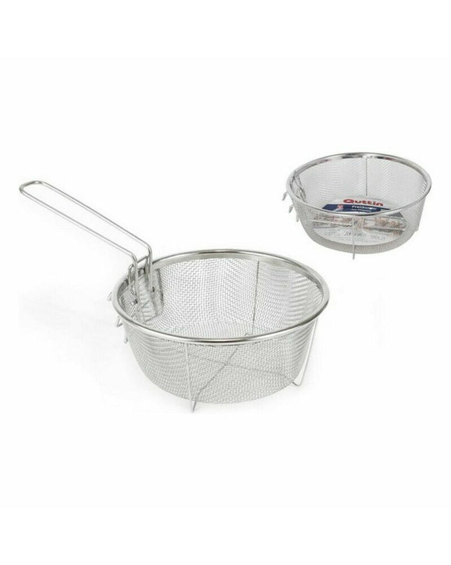 Quttin 107464 foldable deep fryer for home cooking, compact size 23x9 cm, small electric kitchen appliance.