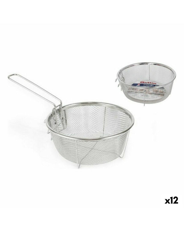 Quttin foldable deep fryer appliance with 23x9 cm size for home cooking, compact electric kitchen device.