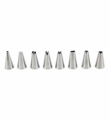 Quttin stainless steel piping bag for baking and home cooking, flexible and durable for decorating cakes and pastries.