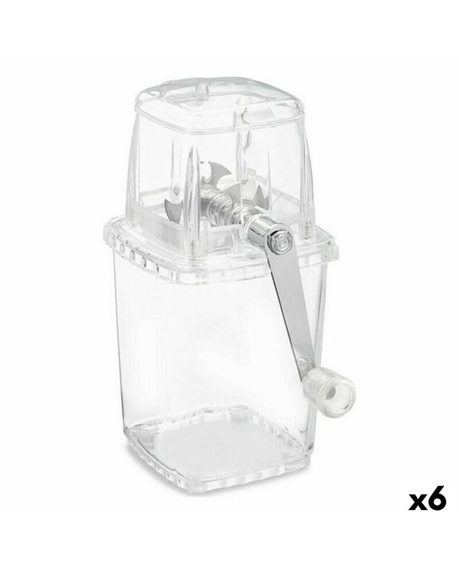 Quttin Maalmachine in compact size, black electric kitchen tool with stainless steel blades on a white background.