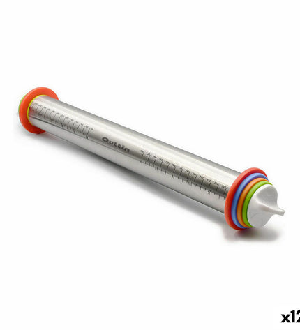 Quttin deegrollers for baking, 6-pack, 6x6x42 cm, ideal for pastry and dough preparation in home baking.