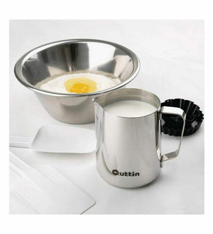 Quttin 600 ml ceramic mug for coffee and tea, white with a simple handle, suitable for home and kitchen use.