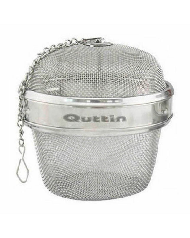 Set of 24 Quttin stainless steel infusion filters, 8.5 x 9 cm, ideal for brewing tea and infusions in the kitchen.