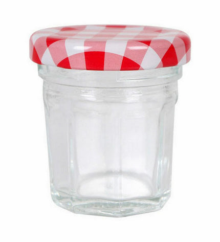 Mediterraneo Mediterranean glass jar, 30 ml, suitable for home, kitchen, or bathroom storage, with clear transparent design.