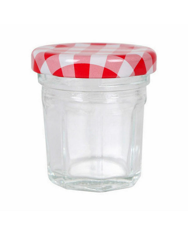 Mediterraneo Mediterranean glass jar, 30 ml, suitable for home, kitchen, or bathroom storage, with clear transparent design.