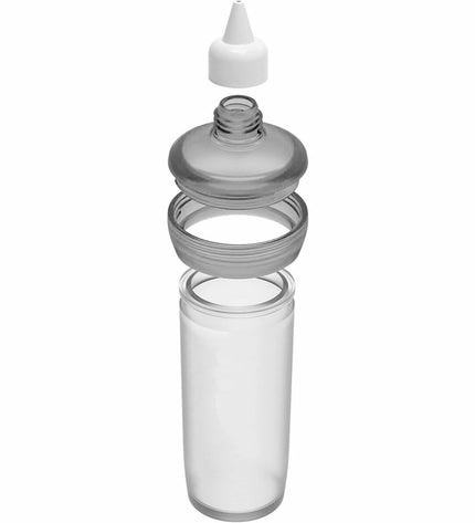 Quttin cake decorating kit with 10x7 cm interchangeable mouthpieces, 5 parts, for baking and sweet treats.