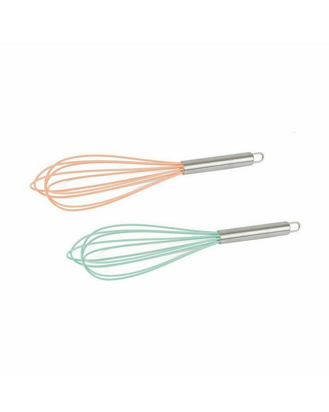 Silver hand blender from BigBuy Home with a sleek design, suitable for kitchen and cooking tasks.