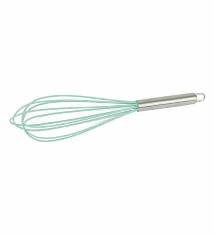 Silver hand blender from BigBuy Home, a small electric kitchen appliance for blending and mixing in the kitchen.