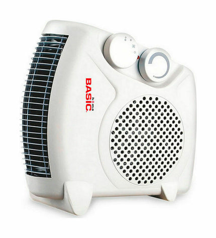 Four Basic Home 2000W portable heaters for home and kitchen use, displayed in a modern setting.