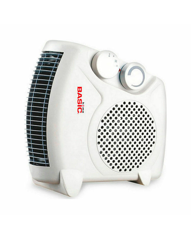 Four Basic Home 2000W portable heaters for home and kitchen use, displayed in a modern setting.