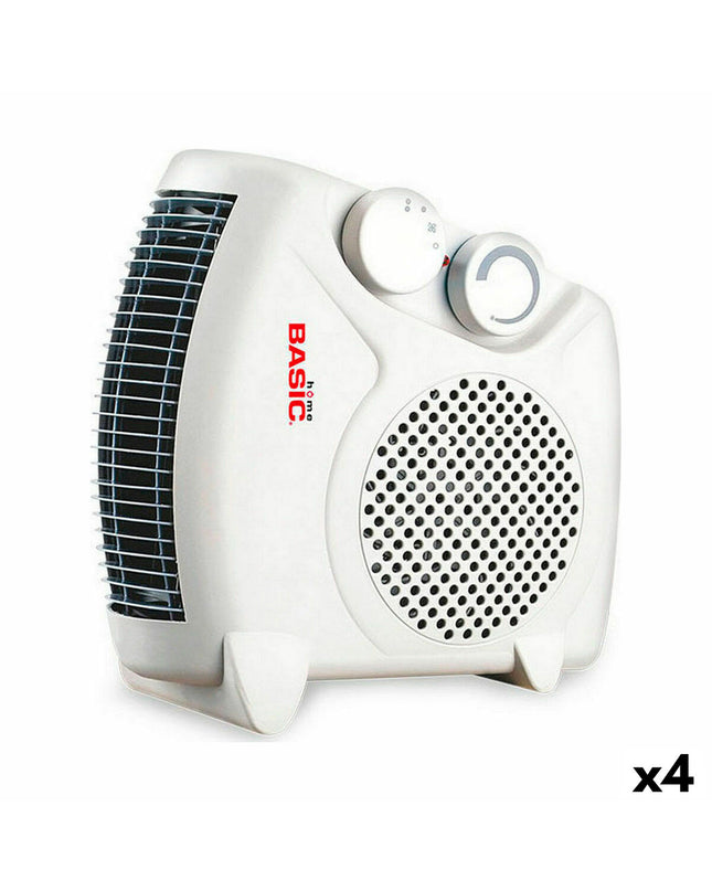 Basic Home Verwarming Basic Home 2000W portable heater, four units, for home heating and cooling, compact and energy-efficient.