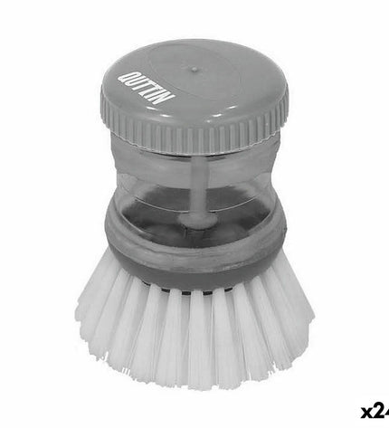 Quttin Borstel Quttin 9x5.5 cm set of 24, household and cleaning brush for home and care tasks, with blue bristles and handle.