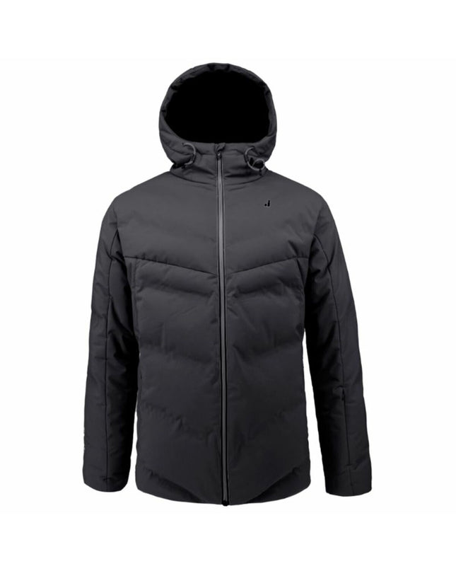 Unisex Joluvi Ampezzo black sport jacket for outdoor activities, lightweight sport and outdoor clothing, front view.