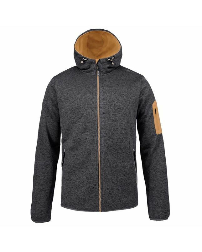 Joluvi uniseks fleece voering voor outdoor en kamperen, in antraciet, geschikt voor wandelen en sportactiviteiten.
