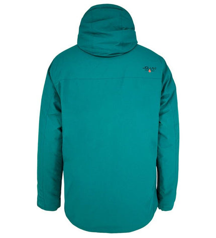 Joluvi Heat Slalom Anorak in blue, sport and outdoor jacket, front view with hood and sporty design.