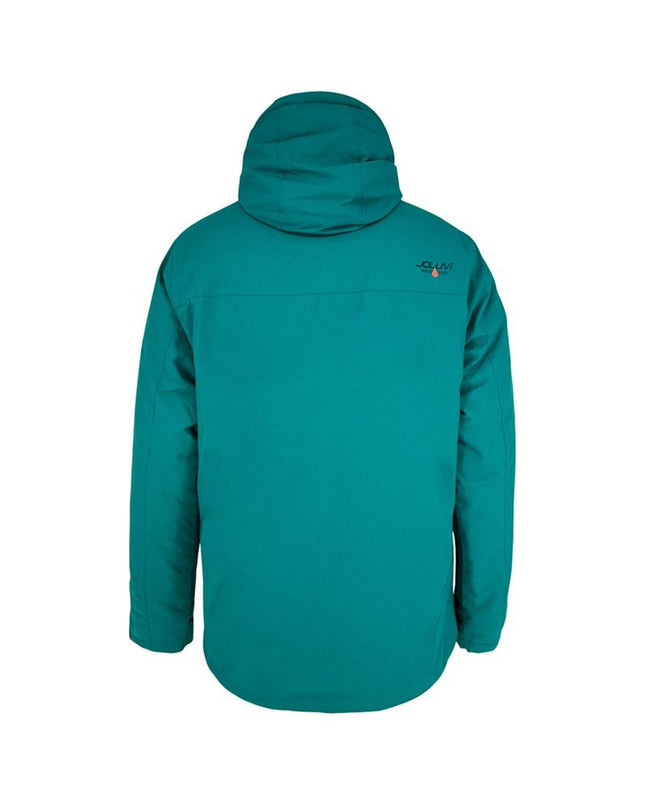 Joluvi Heat Slalom Anorak in blue, sport and outdoor jacket, front view with hood and sporty design.