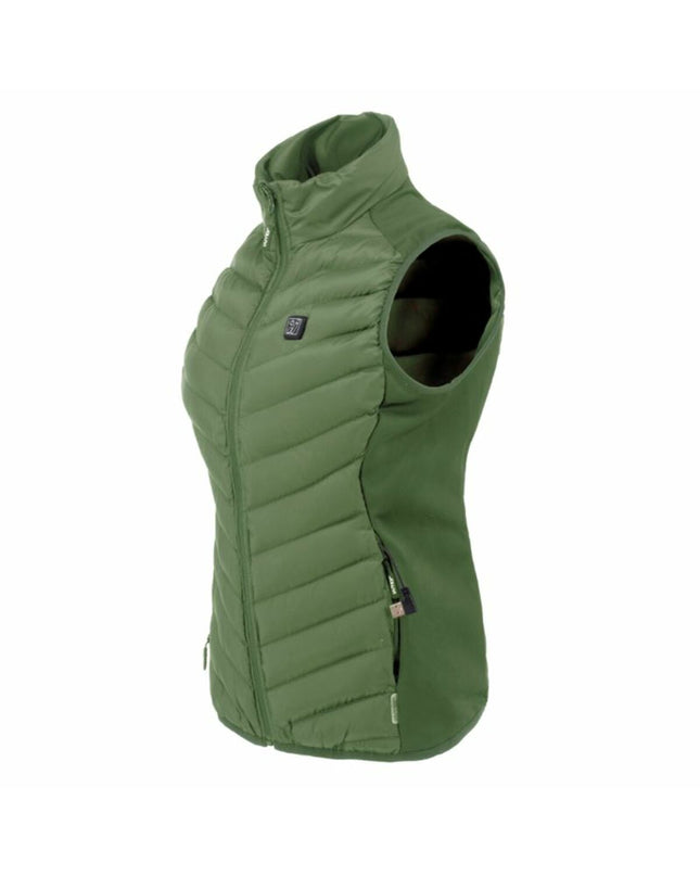 Multicolour Joluvi damesvest for sport and outdoor activities, featuring a lightweight, insulated design suitable for camping and hiking.