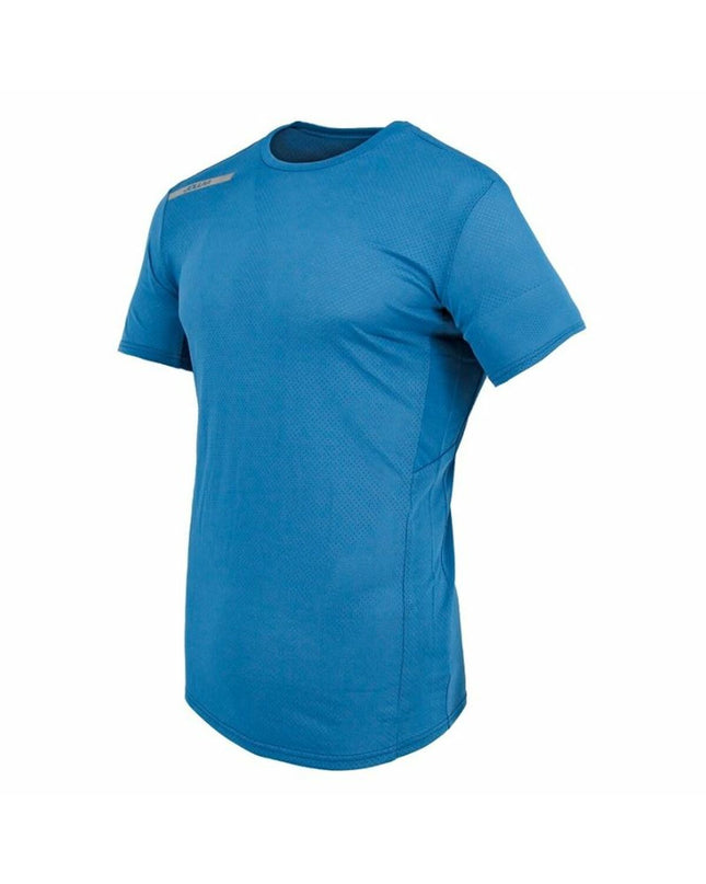 Blue Joluvi Athlet short-sleeve sport T-shirt for outdoor activities, suitable for camping and hiking.