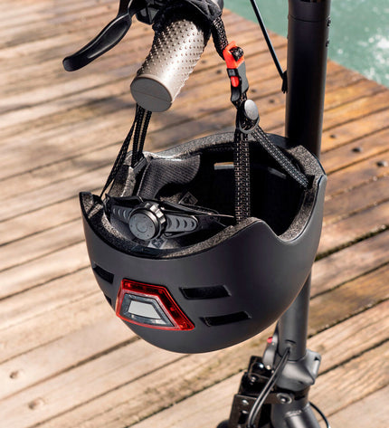 Black Youin MA1010M adult bike helmet for cycling, sporty outdoor helmet with adjustable straps and ventilation.