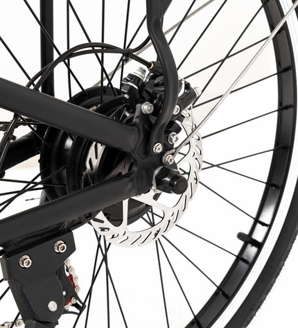 Youin BK2226B black electric bike with 26-inch wheels, 250W motor, designed for sport and outdoor cycling.