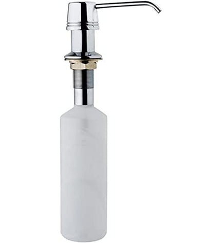 Teka Zeepdispenser Teka 115890011 in staal, 275 ml, mounted in bathroom or kitchen setting with pump and sleek design.