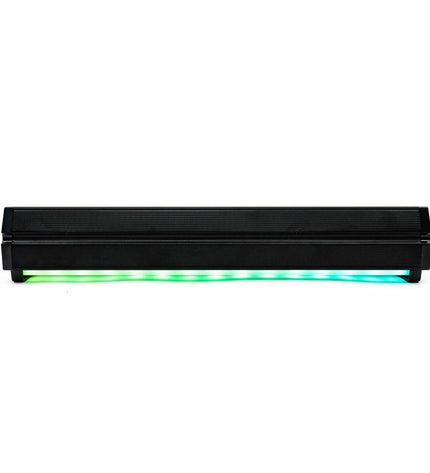 Black Woxter SO26-103 wireless soundbar for enhanced audio, featuring sleek design and compact size for home entertainment systems.