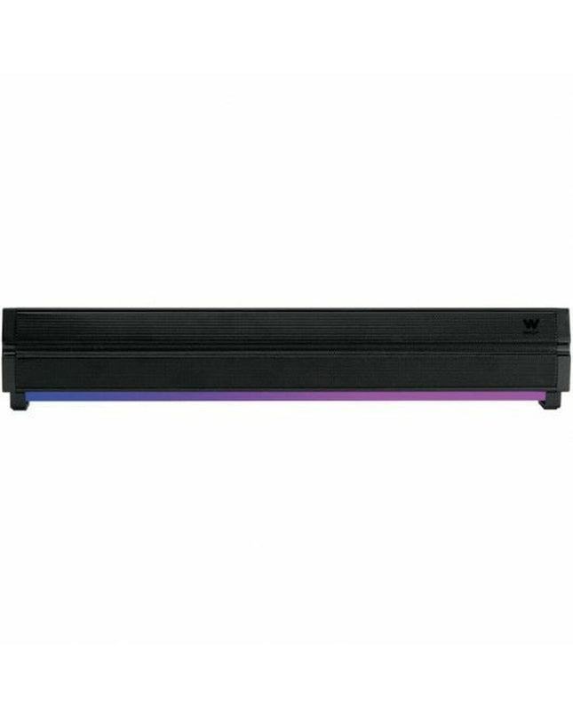 Black Woxter SO26-103 wireless soundbar with sleek design, ideal for enhancing audio in home entertainment systems.