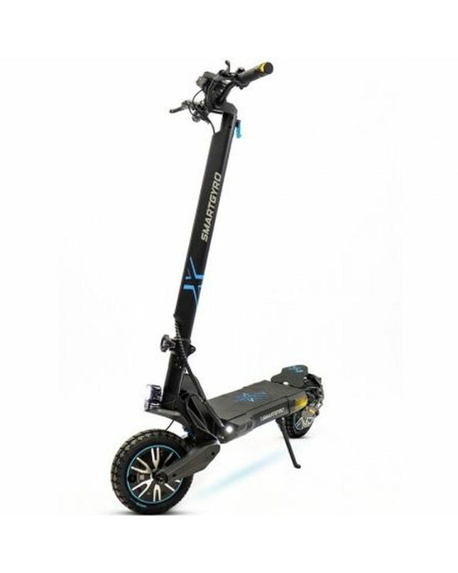 Smartgyro SG27-423 electric scooter, urban mobility, sport and outdoor, showing the scooter's deck and handlebars.
