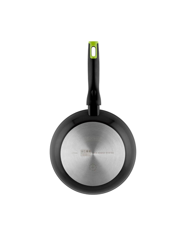 Monix ECO NATURE aluminium pan for cooking and household use, shown with a handle and cooking surface.