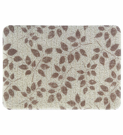 Exma Badkleed Exma Gomaloop, soft and absorbent bath mat with a textured surface in a neutral color for bathroom comfort.