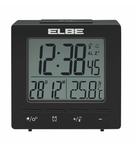 ELBE RD005N radio alarm clock with digital display and control buttons, part of audio and hi-fi electronic appliances.